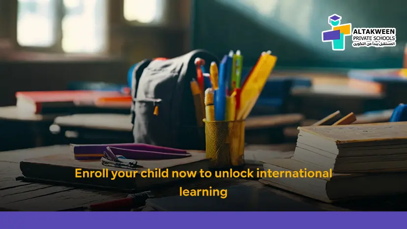 Students studying in a classroom representing the differences between public and private schools in Oman with modern facilities and interactive learning environments